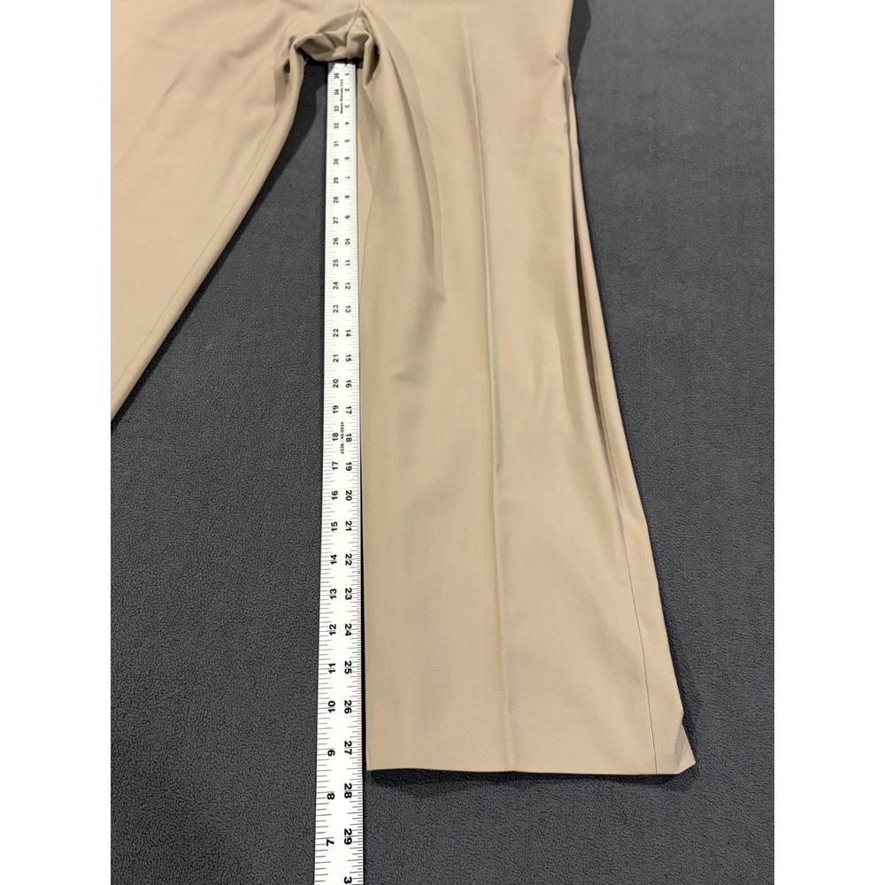Axist Chino Pants Men 36x30 Beige Flat Front Mid Rise Straight Leg Slash Pockets - Picture 7 of 16